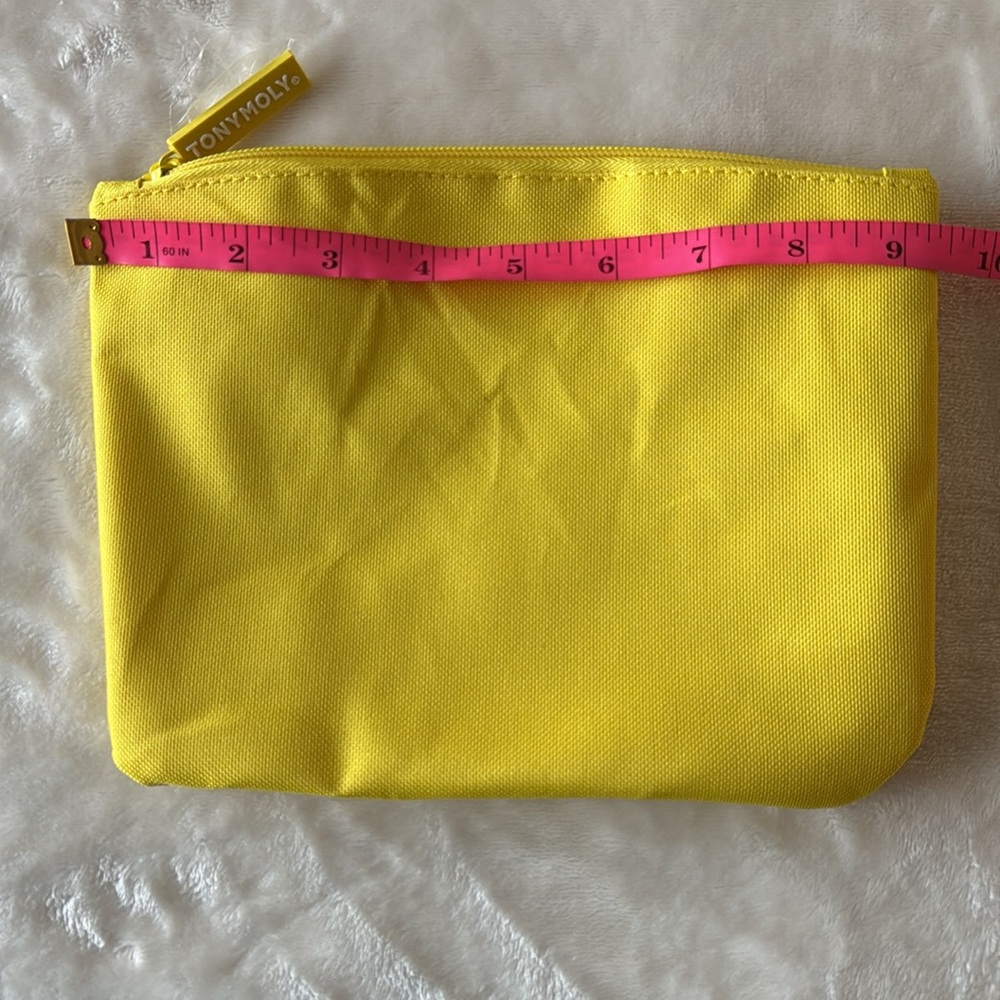 Tonymoly Bright Yellow Brand New Makeup Cosmetic Bag View 2